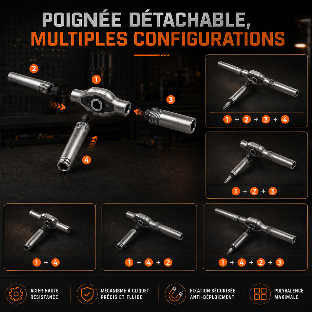 ClickFix™ – Tournevis Multifonction